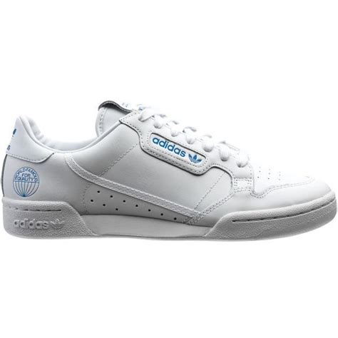 adidas continental 80 wit blauw|Adidas continental 80 size chart.